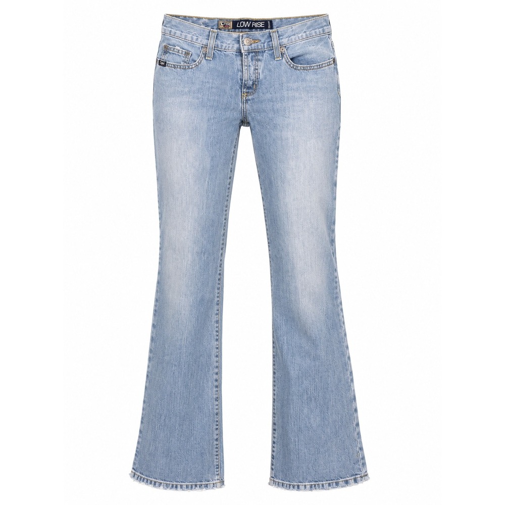 Cruel Girl Low Rise Relaxed Fit Jeans Button Fly Light Wash Denim Size 9 Regular